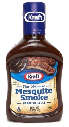 Kraft Mesquite Smoke BBQ Sauce 18 oz