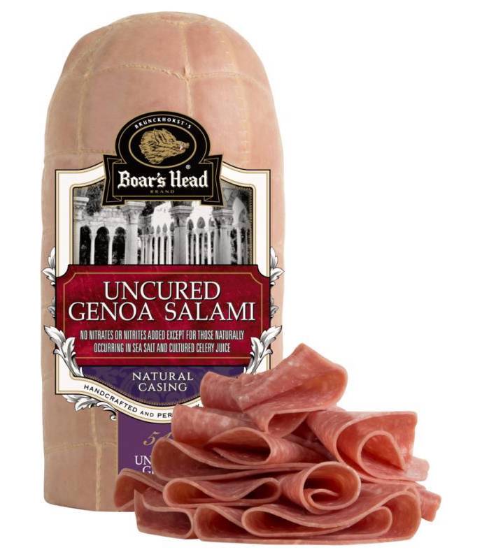 Boar's Head Uncured Genoa Salami 8 oz