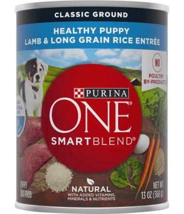 Purina One Health Puppy Lamb & Long Grain Rice Classic Ground 13 oz