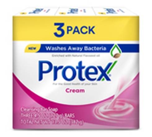 Protex Cream Soap Bars 3 ct