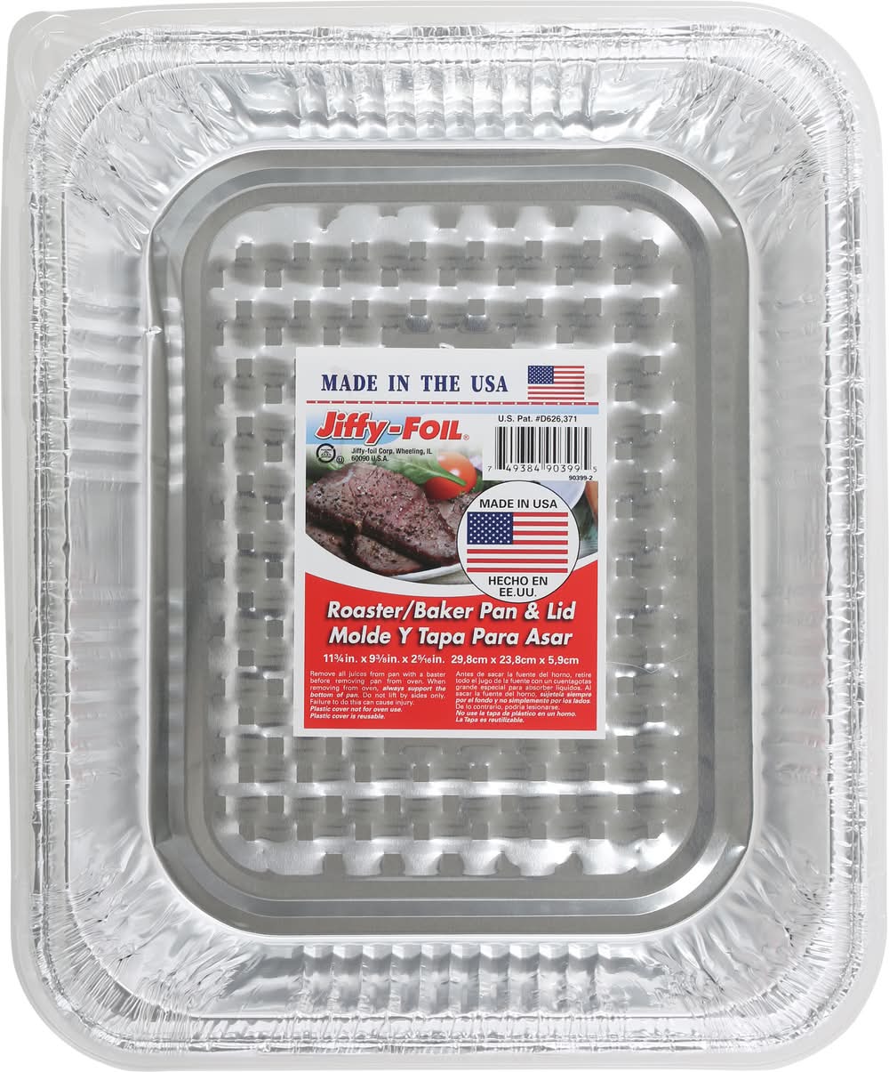 Jiffy Foil Roaster Pan and Lid 