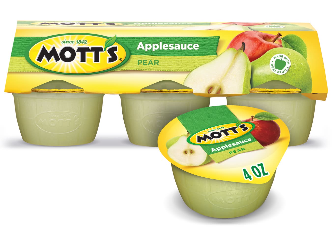 Mott’s Pear Applesauce 6-4 oz
