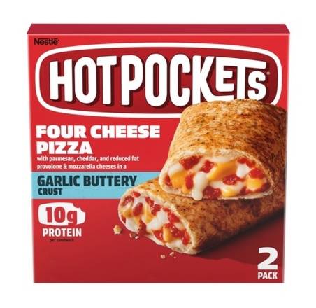 Hot Pockets Four Cheese Pizza with Crispy Buttery Crust 9 oz