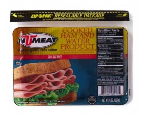 NuMeat Cooked Ham 8 oz