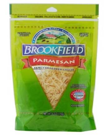 Brookfield Shredded Cheese Parmesan 8 oz