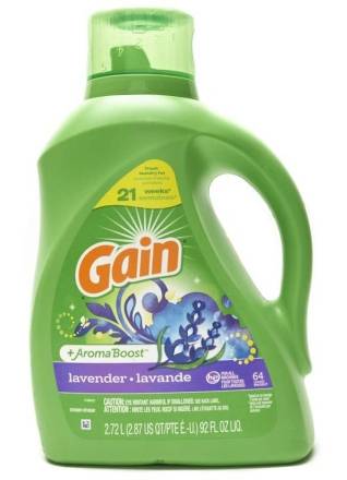 Gain Lavender Liquid Detergent 88 oz