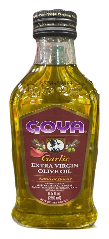 Goya Garlic Extra Virgin Olive Oil 8.5 oz