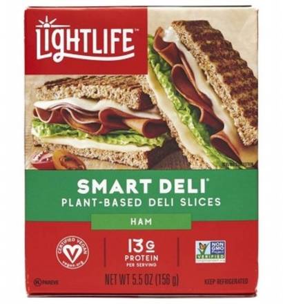 Lightlife Smart Deli Plant-Based Deli Slices Ham