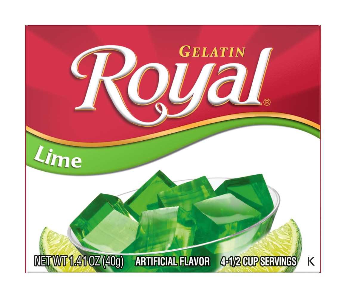 Royal Gelatina Lime 1.4 oz