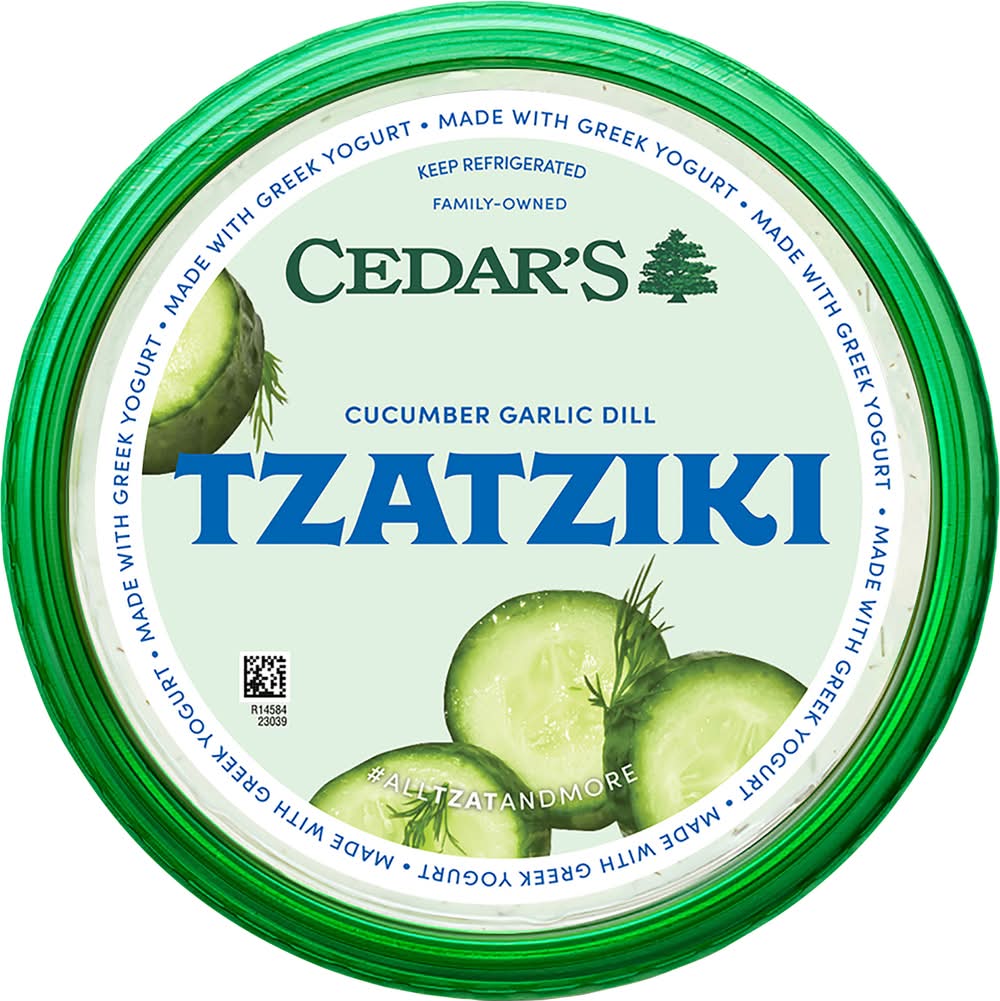 Cedar’s Cucumber Garlic Dill Tzatziki 12 oz