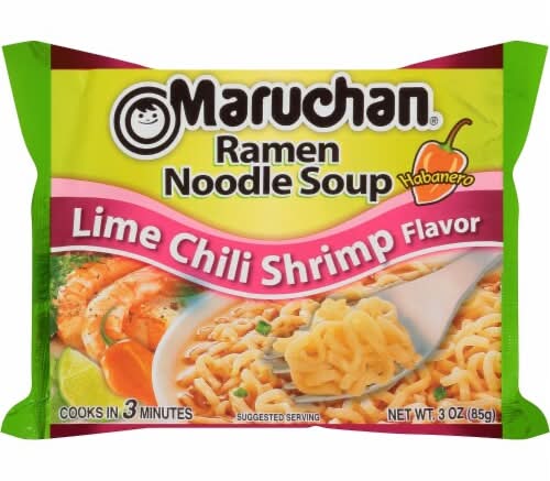 Maruchan Ramen Noodle Soup Lime Chili Shrimp 3 oz