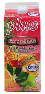 Lotus Plus Tropical Plus Fruit Punch Beverage 58 oz