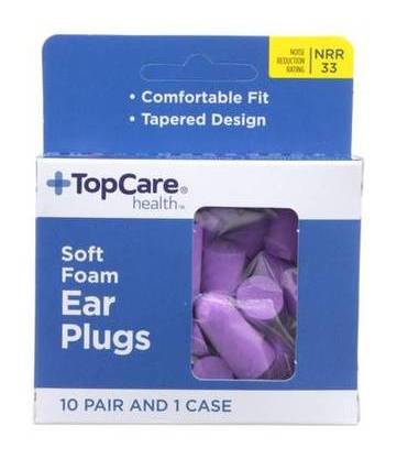 TopCare Ear Plugs 10 ct