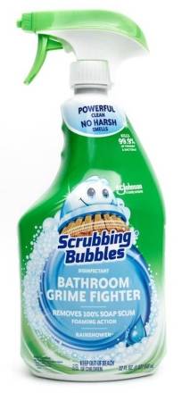 Scrubbing Bubbles Disinfectant Bathroom Grime Fighter Rainshower 32 oz