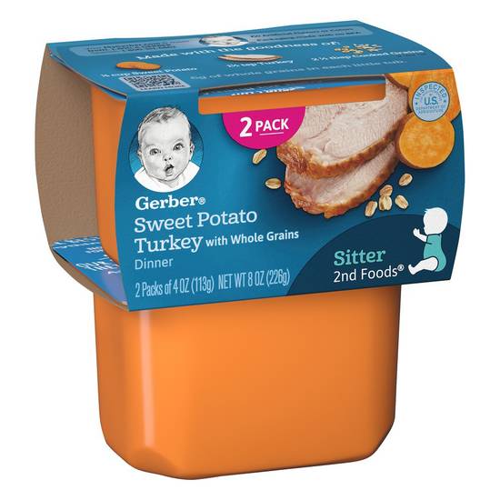 Gerber Sweet Potato Turkey for Sitter 2-4 oz