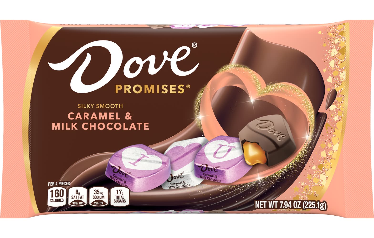 Dove Promises Caramel & Milk Chocolate 7.94 oz