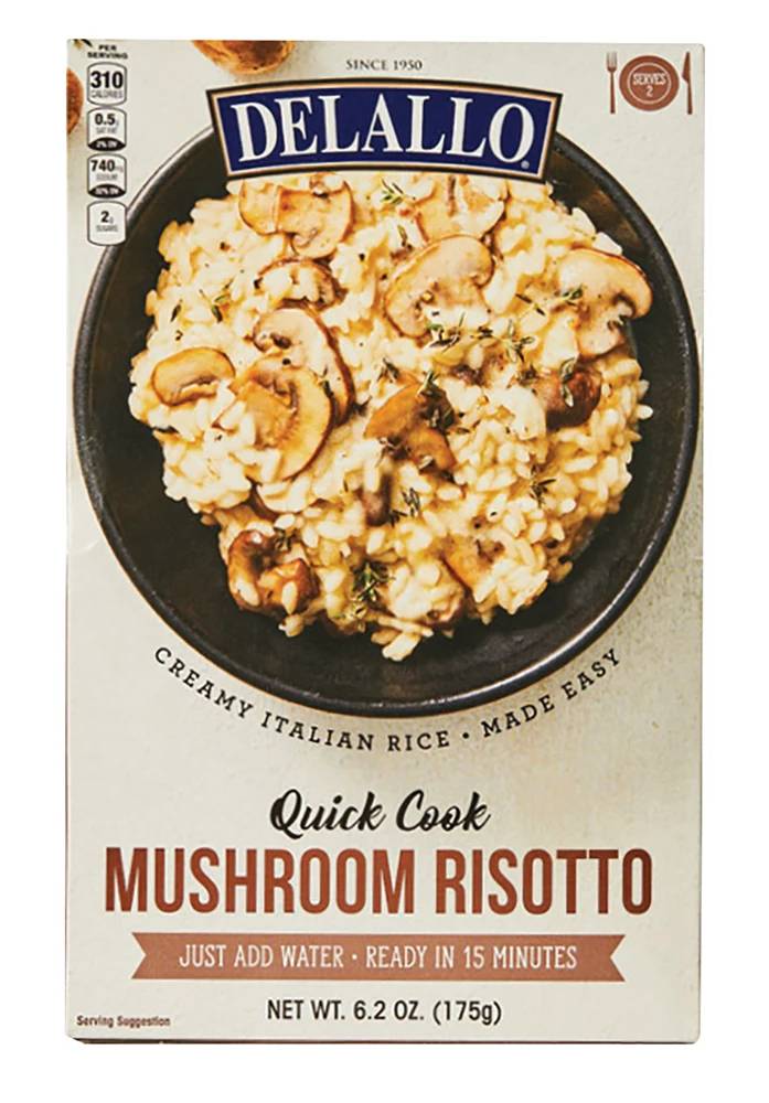 DeLallo Quick Cook Mushroom Risotto 6.2 oz