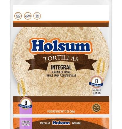 Holsum Tortillas Integral / Whole Grain Flour Medium 13 oz