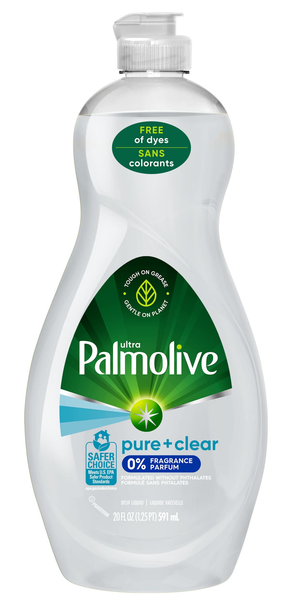 Palmolive Ultra Pure + Clear Dishsoap 20 fl oz.