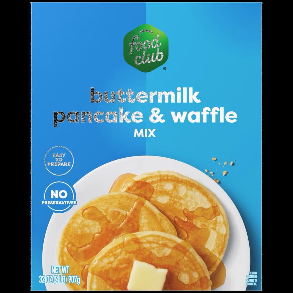 Food Club Buttermilk Pancake & Waffle Mix 32 oz