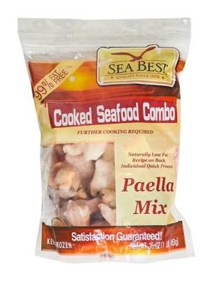Sea Best Cooked Seafood Combo Paella Mix 16 oz