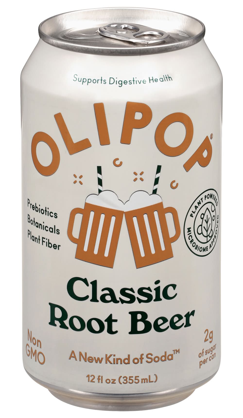 Olipop Classic Root Beer 12 oz