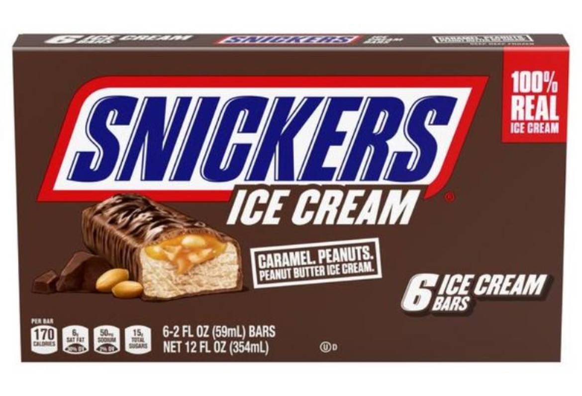 Snickers Ice Cream Bars 6 ct