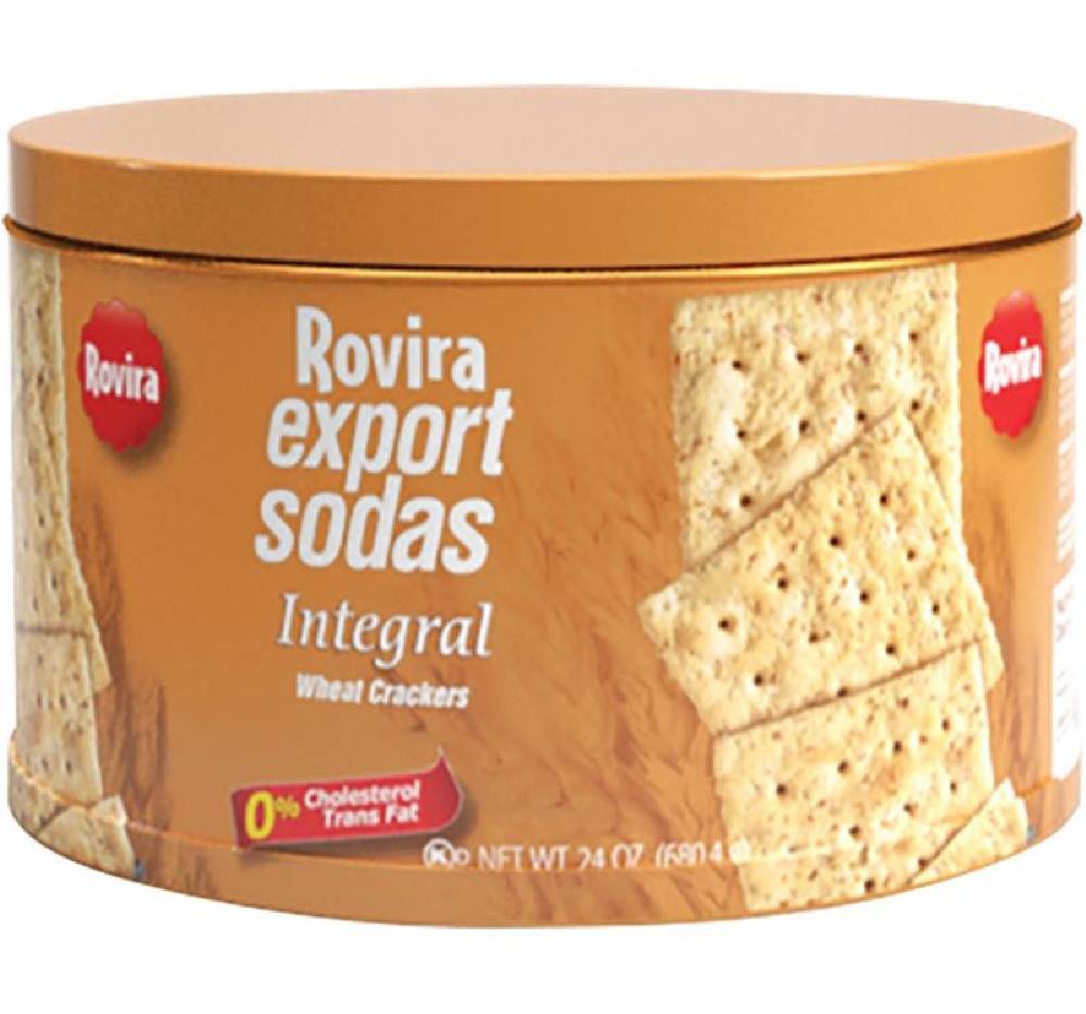 Rovira Export Sodas Integral Wheat Crackers 24 oz