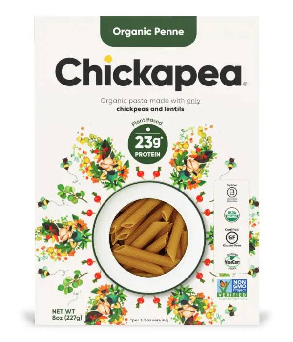 Chickapea Organic Penne 8 oz