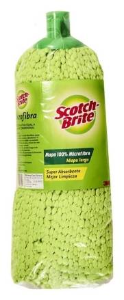 Scotch-Brite 100% Microfiber Long Mop / Mapo Largo de Microfibra