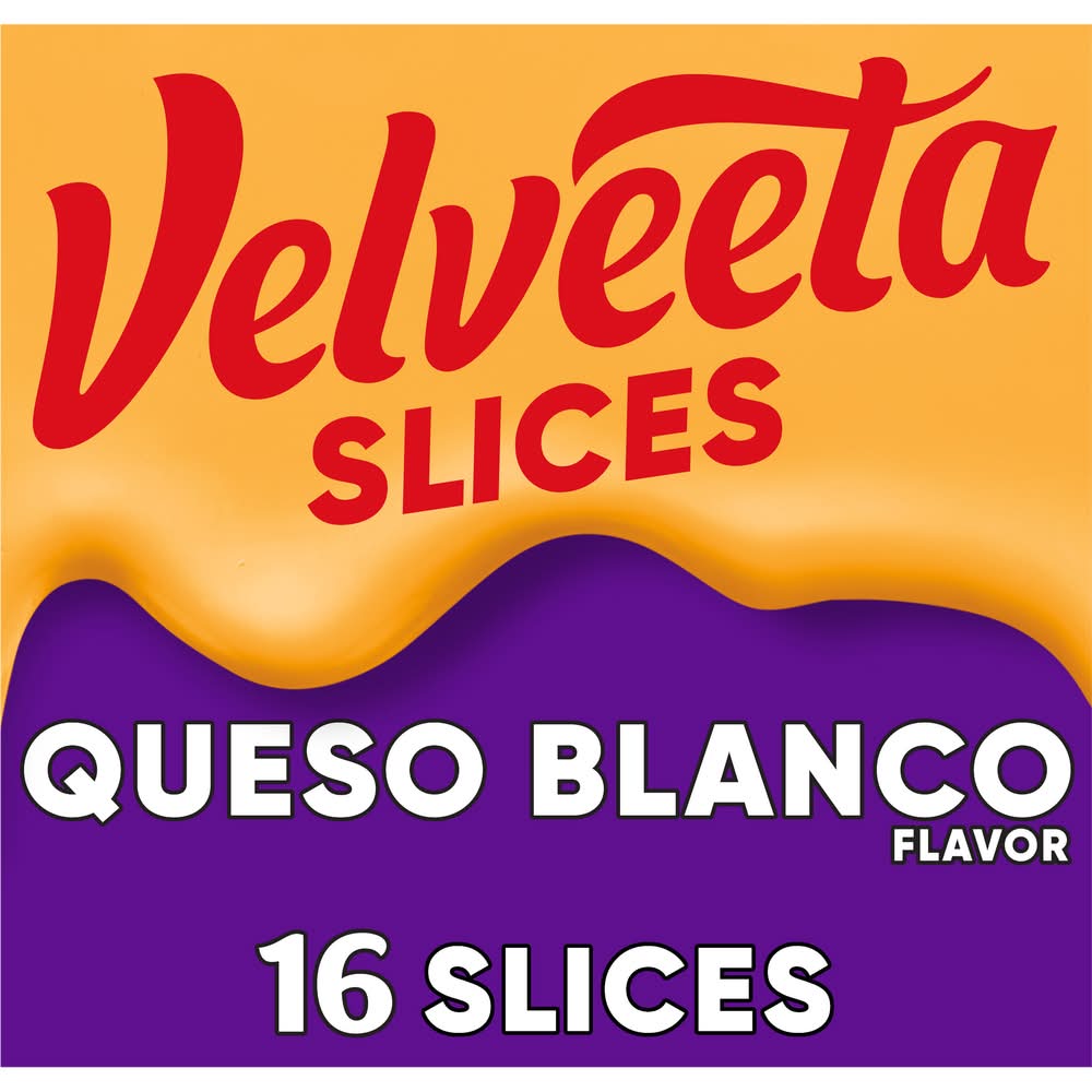 Velveeta Slices Queso Blanco 12 oz