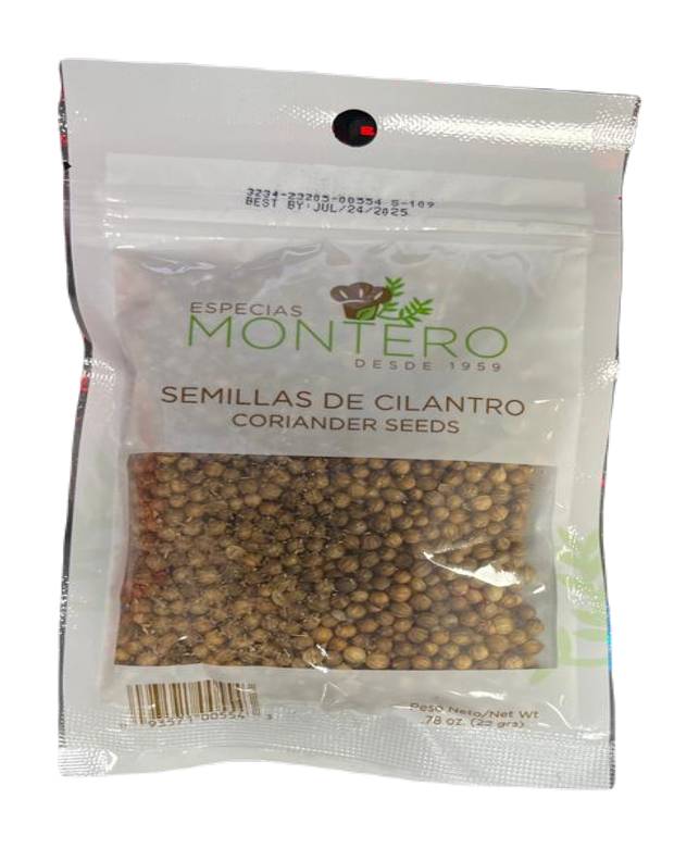 Montero Semillas de Cilantro 0.78 oz