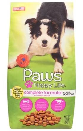 Paws Complete Formula Dog Food 4.4 lbs