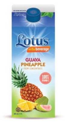 Lotus Pineapple-Guava Nectar Beverage 58 oz