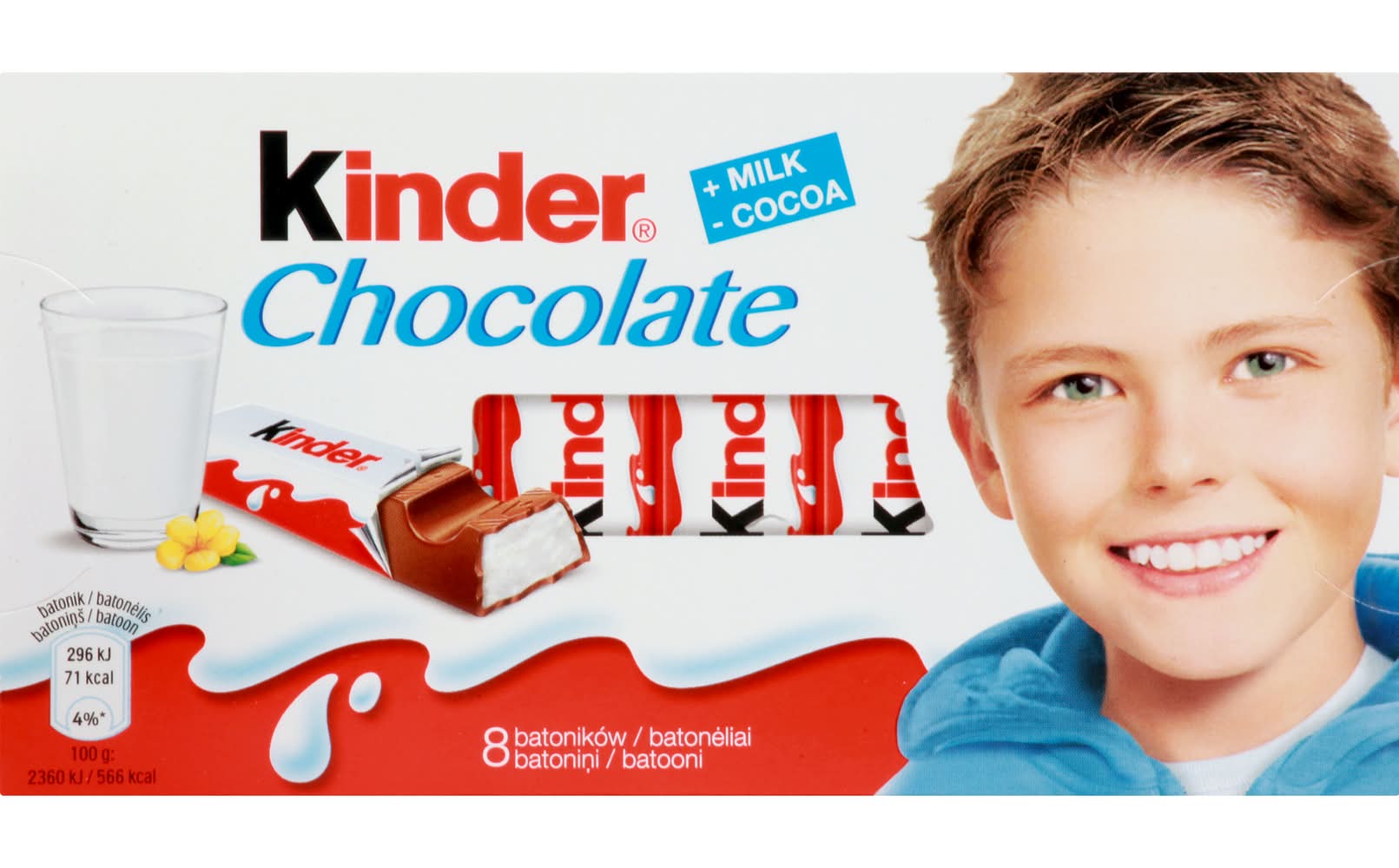 Kinder Chocolate 8-0.44 oz