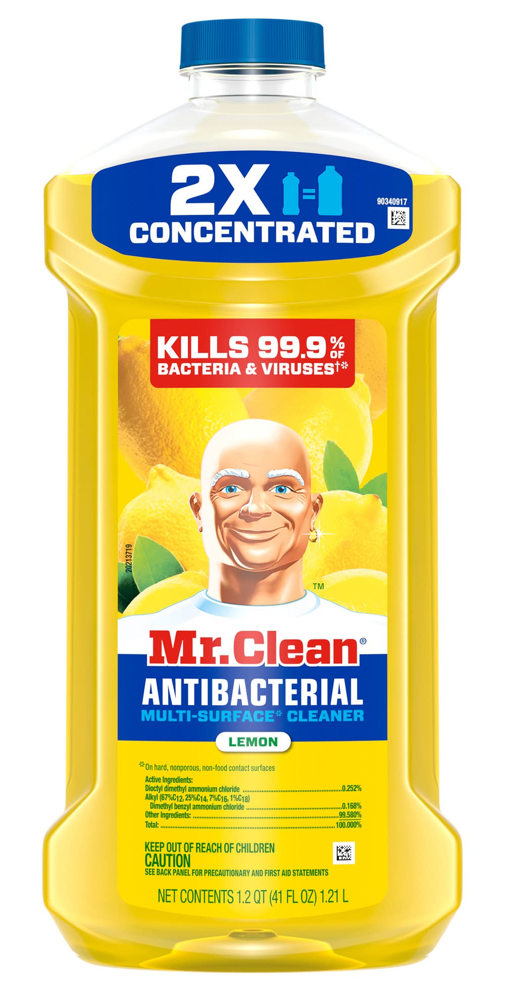 Mr. Clean 2x Concentrated Antibacterial Lemon 41 oz