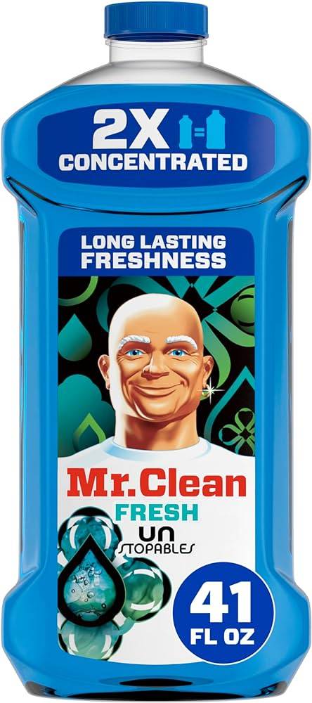 Mr. Clean 2x Concentrated Multi-Surface Cleaner with UnStopables Fresh Scent 41 oz