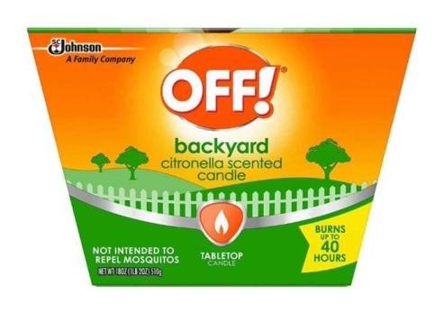 OFF! Backyard Citronella Scented Candle 1 ct