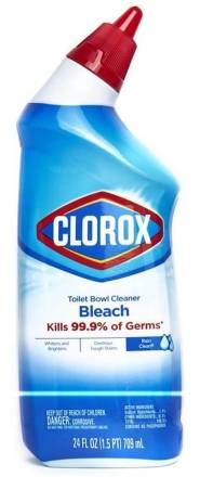 Clorox Toilet Bowl Cleaner with Bleach Rain Clean 24 oz