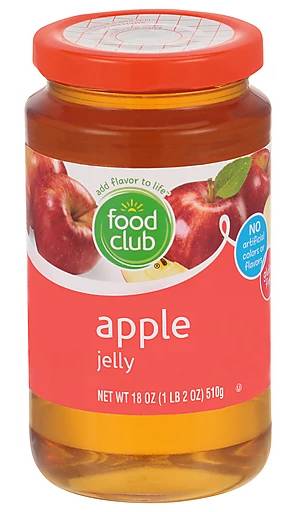 Food Club Apple Jelly 18 oz