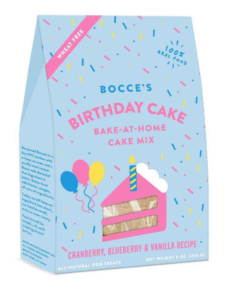 Bocce’s Birthday Cake Mix for Dogs 9 oz