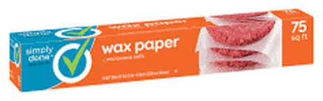 Simply Done Wax Paper 75 ft