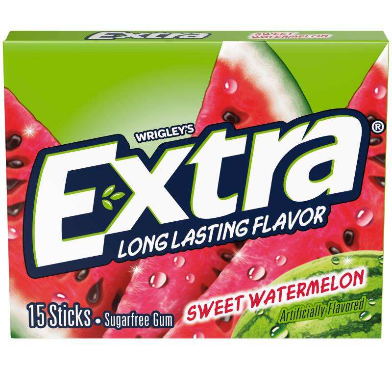 Wrigley’s Extra Sugar Free Gum Sweet Watermelon 15 ct