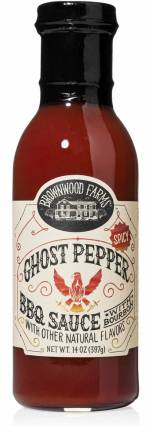 Brownwood Ghost Pepper BBQ Sauce 14 oz