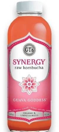 Synergy Raw Kombucha Guava Goddess 16 oz 