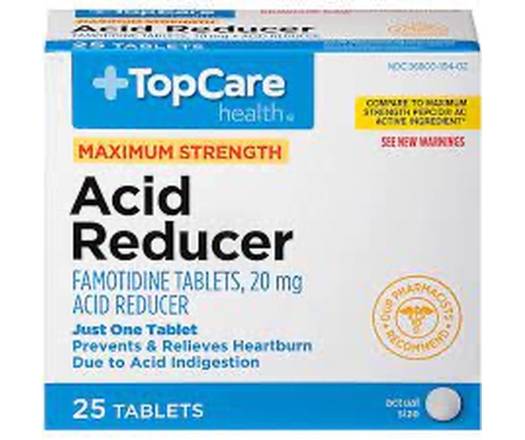 TopCare Health Maximum Strength Acid Reducer 25 tablets