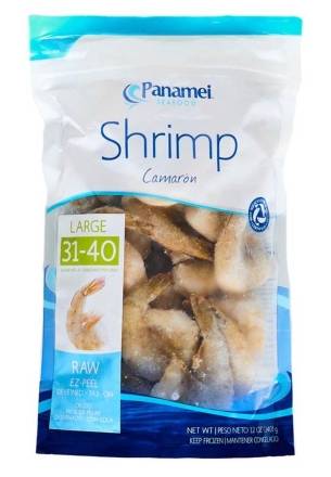 Panamei Raw Shrimp EZ-Peel (31-40) Large 12 oz