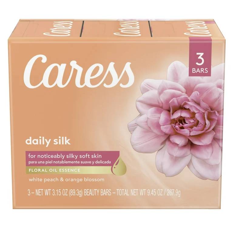 Caress Daily Silk Beauty Bars 3-3.15 oz