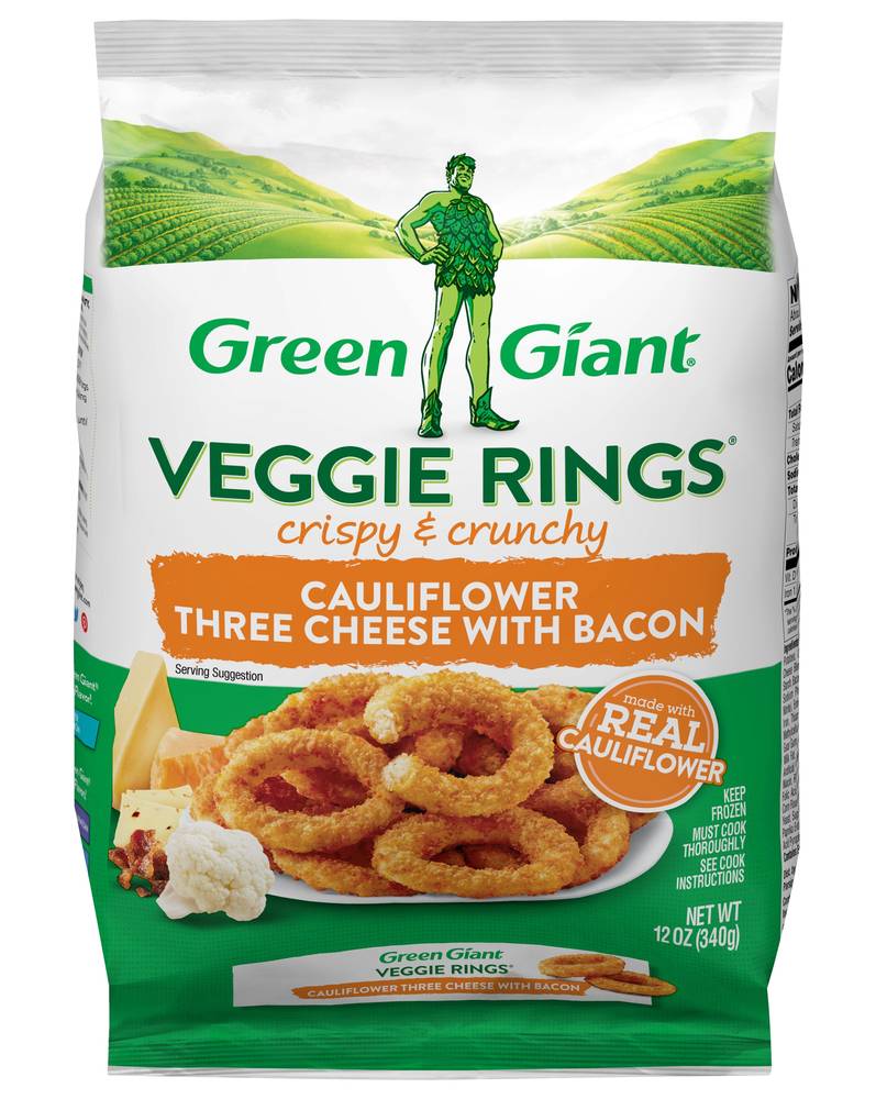 Green Giant Veggie Rings Cauliflower Three Cheese with Bacon 12 oz