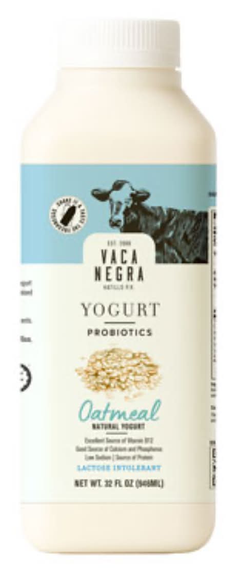 Vaca Negra Probiotics Yogurt Oatmeal 32 oz